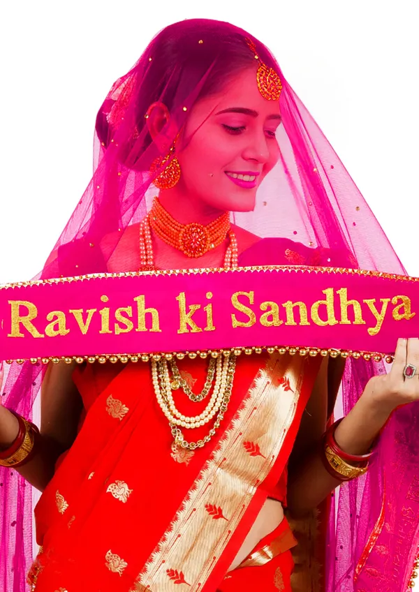 Customized_Rani_Magenta_Dupatta_With_Moti_Lace_with_any_text_of_your_choice