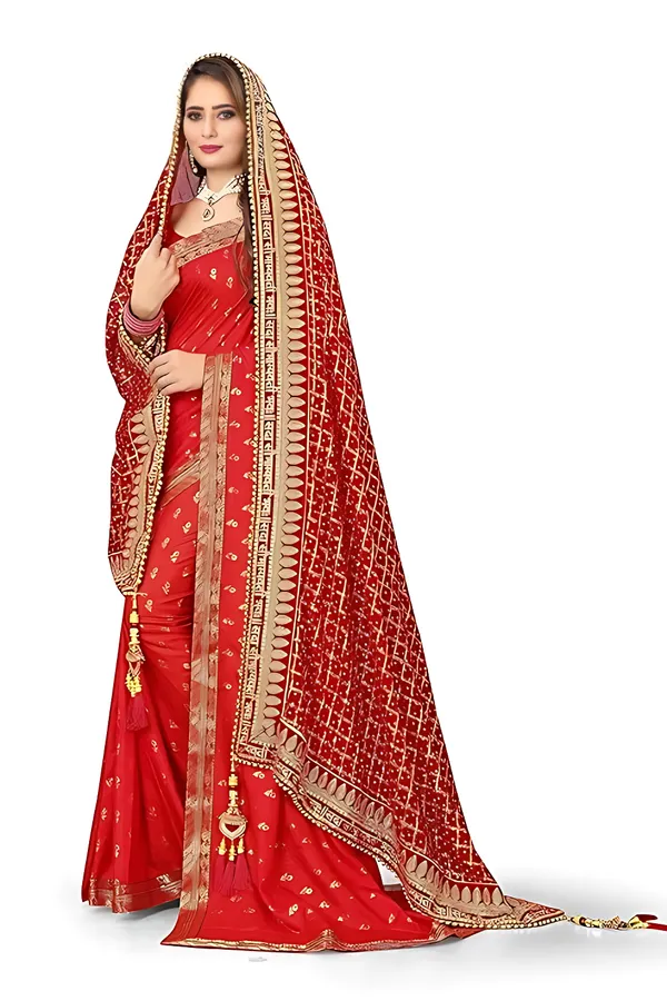 Red_Bridal_Silk_Heavy_Fancy_Saubhgwati_Border_Viscose_Dupatta_With_Moti_Lace_For_Women