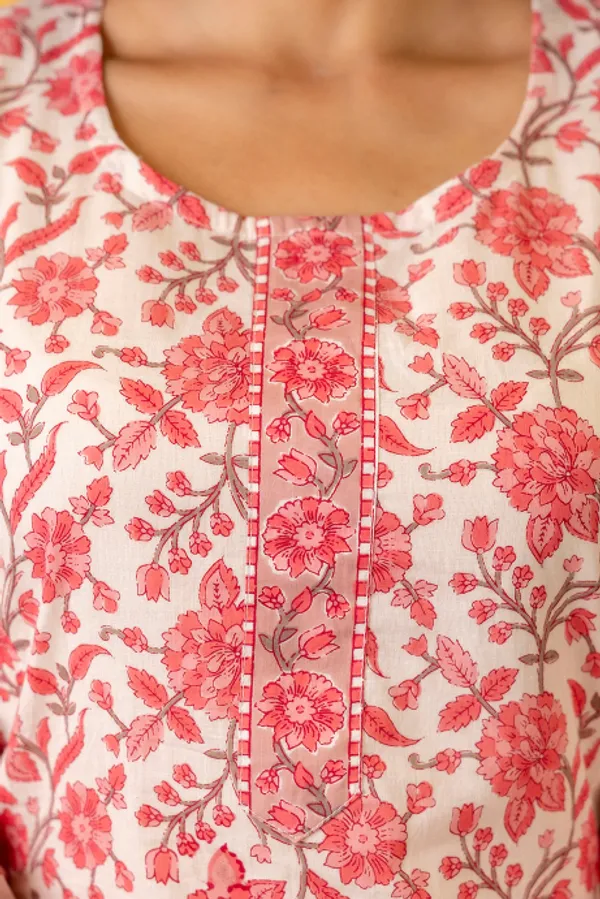 Pink_Floral_Printed_Regular_Pure_Cotton_Kurta_With_Palazzos_&__Dupatta_For_Women