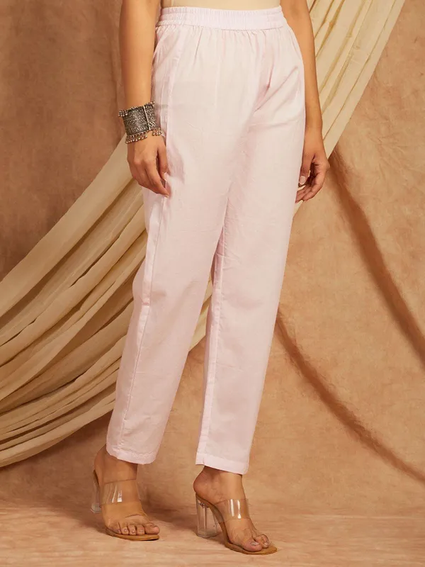 Pink_Floral_Printed_Regular_Pure_Cotton_Kurta_With_Palazzos_&__Dupatta_For_Women