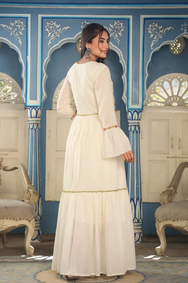 White_Masakali_Embroidered_Cotton_Dress_For_Women