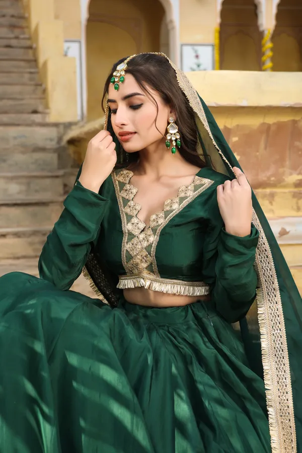 Green_Mulkai_Cotton_Lehenga_Set_For_Women