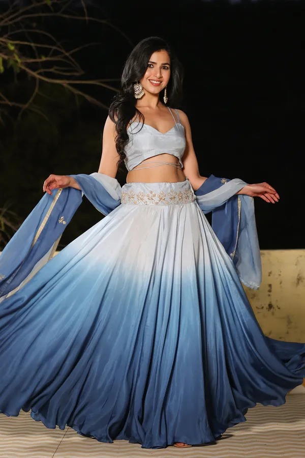 Neelma_Blue_Ombre_Muslin_Lehenga_Set_For_Women