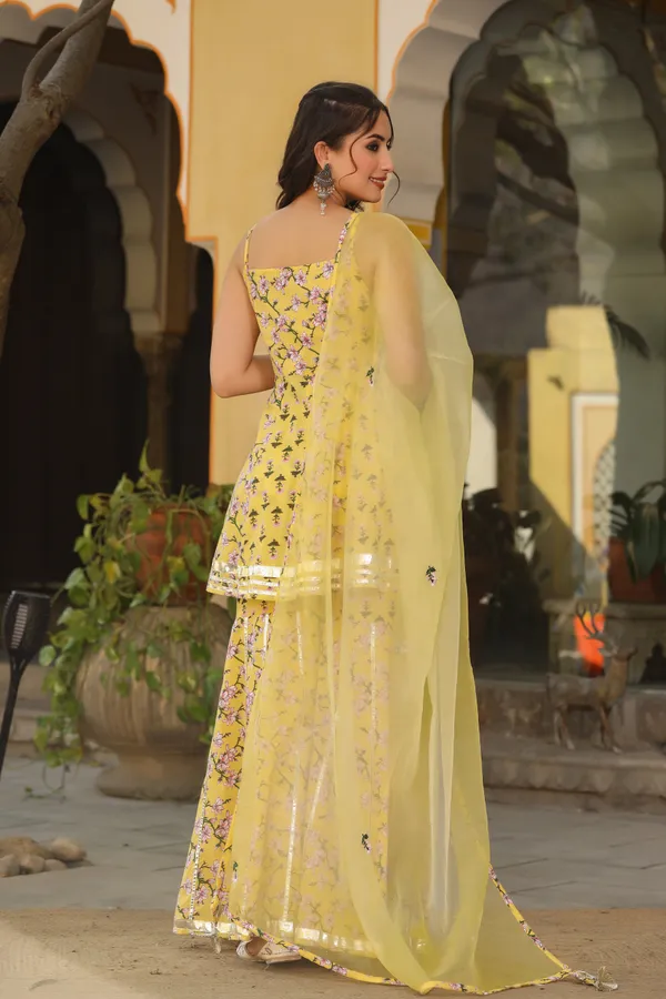 Yellow_Printed_Cotton_Sharara_Set_For_Women