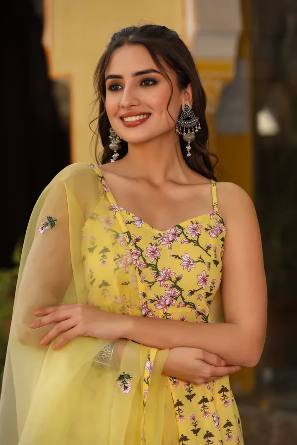 Yellow_Printed_Cotton_Sharara_Set_For_Women