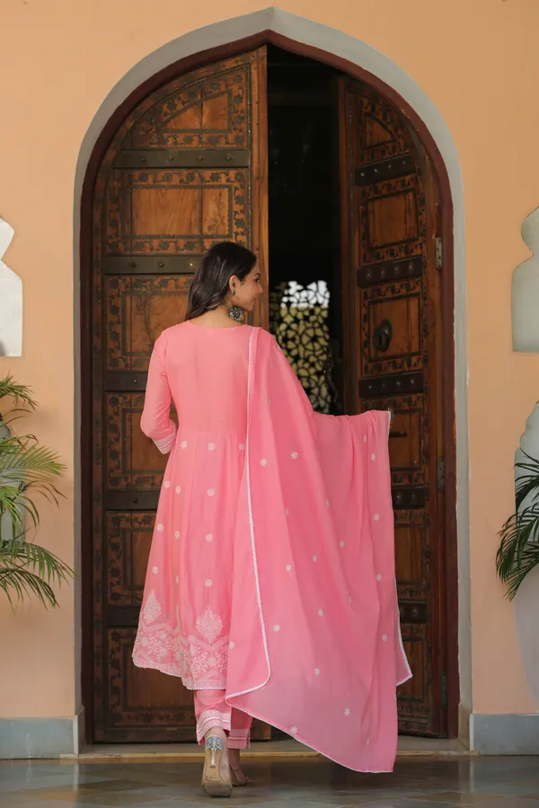 Pink_Embroidered_Cotton_Suit_Set_For_Women