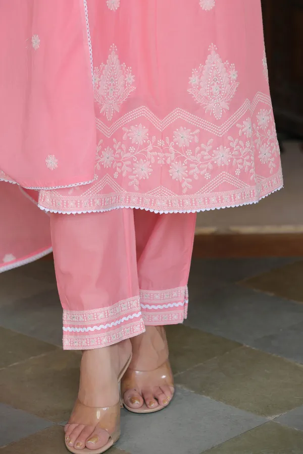 Pink_Embroidered_Cotton_Suit_Set_For_Women