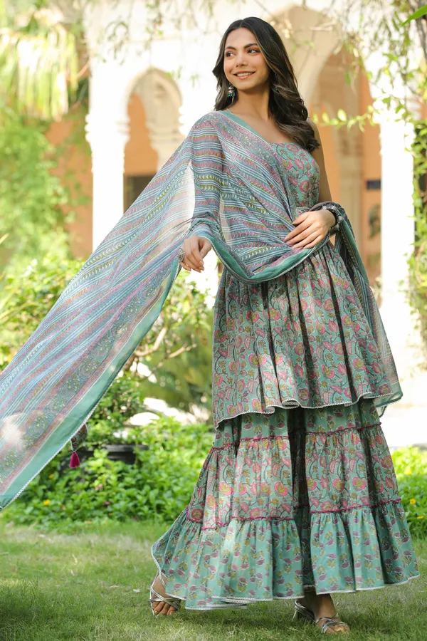 Green_Dahlia_Printed_Cotton_Sharara_Set_For_Women