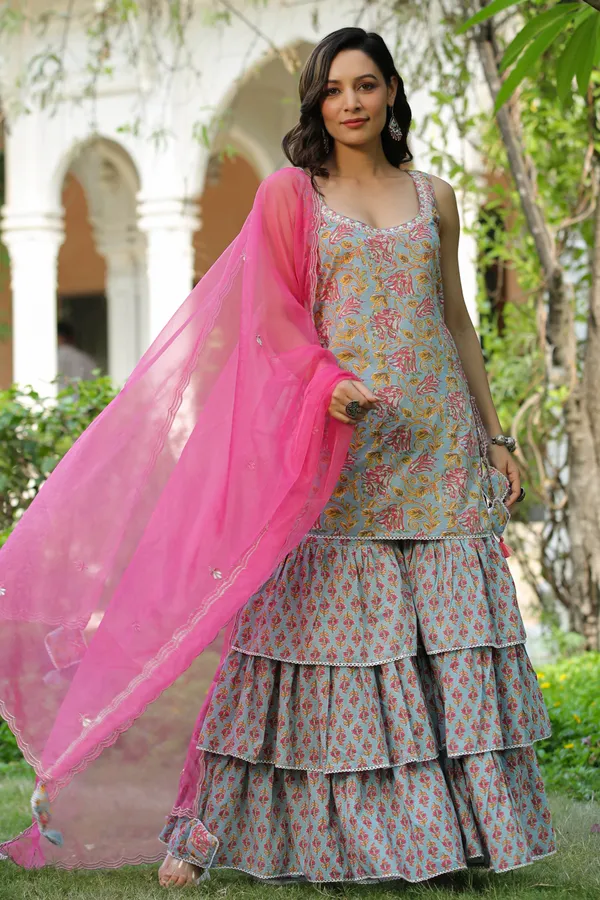 Blue_Printed_Cotton_Sharara_Set_For_Women