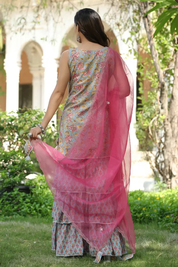 Blue_Printed_Cotton_Sharara_Set_For_Women