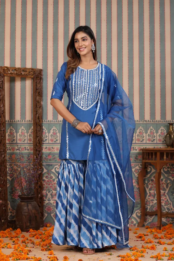 Blue_Marlin_Embroidered_Tie_And_Dye_Muslin_Sharara_Set_For_Women