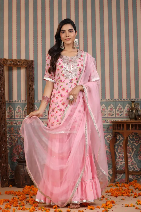 Peach_Pink_Gotapatti_Kota_Doriya_Sharara_Set_For_Women