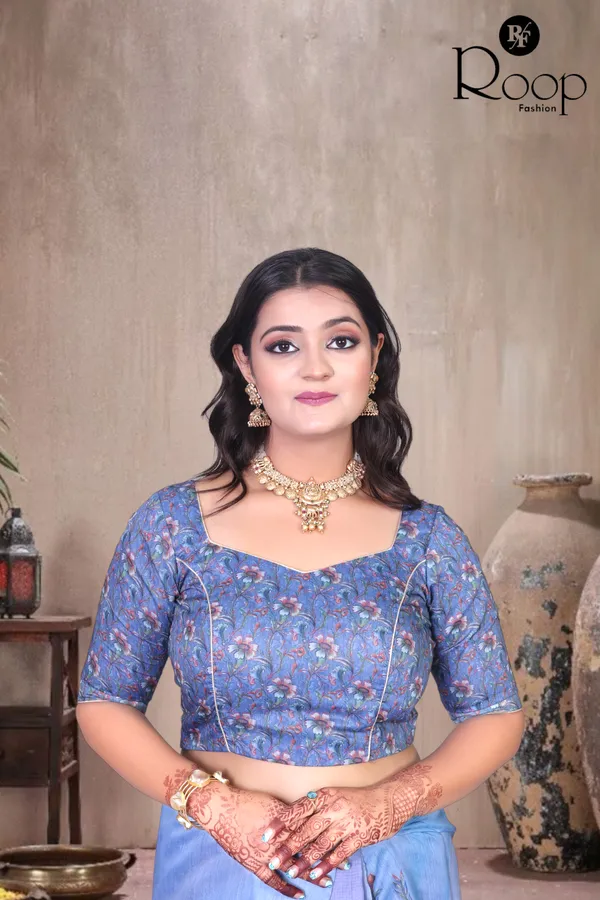 Sky_Blue_Chanderi_Silk_Digital_Print_Saree_For_Women