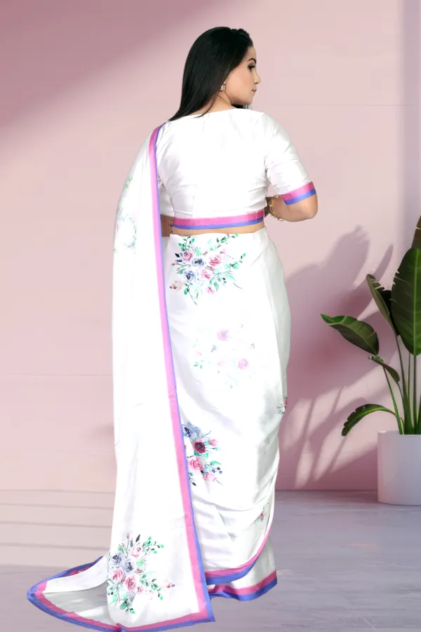 White_Traditional_Satin_Floral_Digital_Print_ALIA_Saree