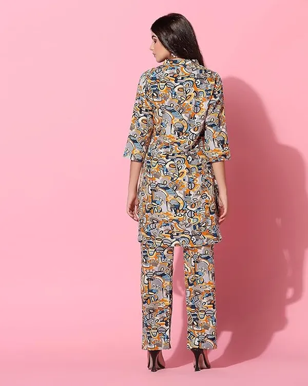Multicolor_Printed_Straight_Cotton_Kurta_With_Pant_Set_For_Women