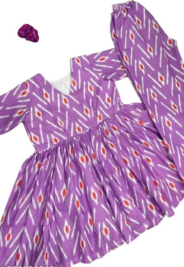 Light_Purple_Regular_Fit_Solid_Cotton_Co-Ord_Set
