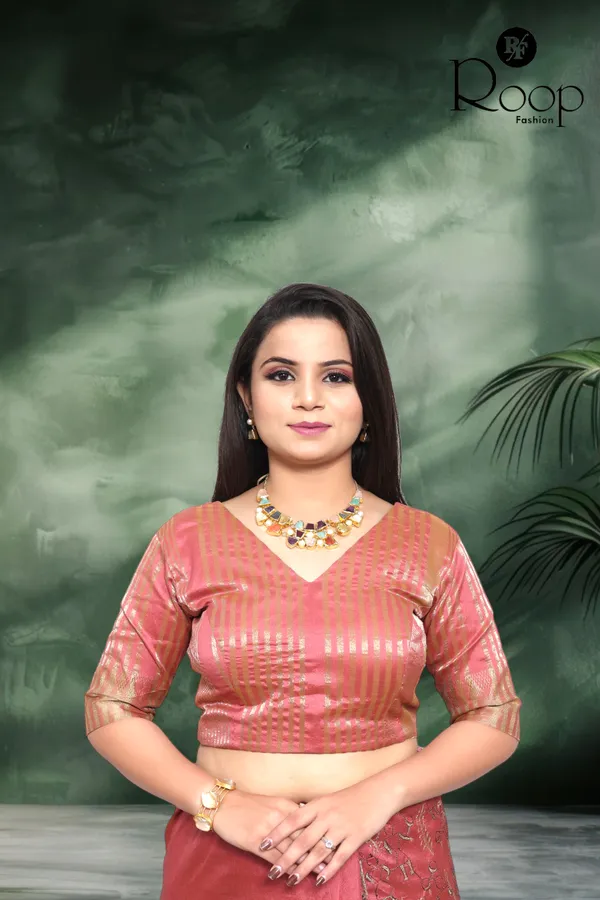 Punch_Pink_Linen_Pure_Cotton_Handcrafted_Embroidery_Saree_For_Women