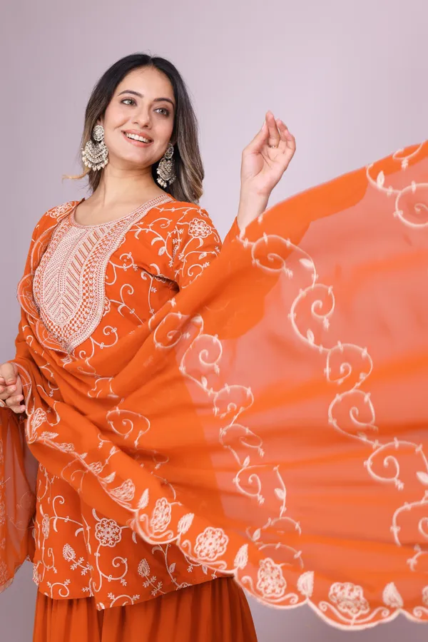 Princeton_Orange_Designer_Pure_Fox_Georgette_Sharara_Suit_Embroidered_Work_for_Women_New_Fashion_2025