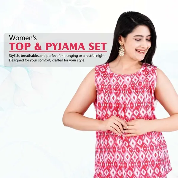 Pink_Rayon_Printed_Sleeveless_Co-Ord_Set_For_Women