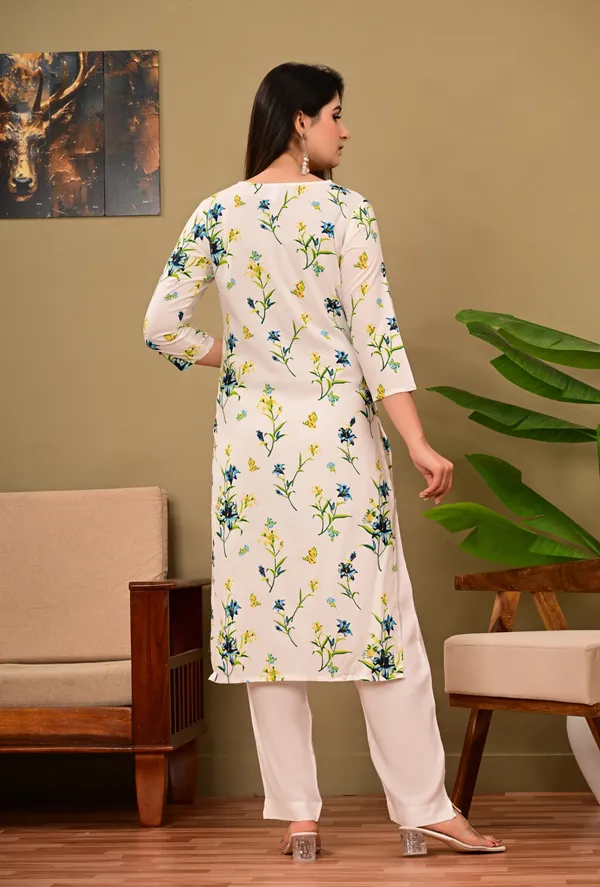 Blue_Rayon_Kurta_Set_with_Lace_V-Neck_&_Pajama