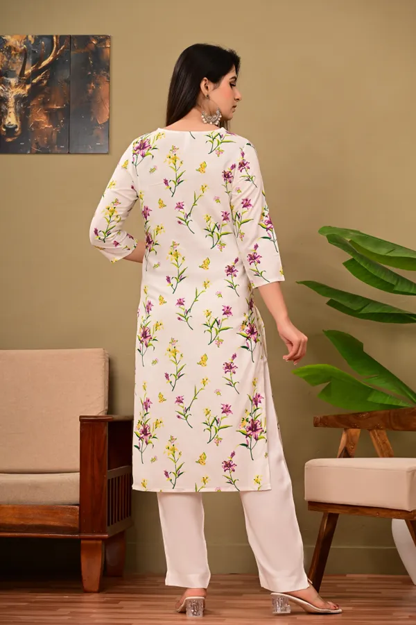 Purple_Rayon_Kurta_Set_with_Lace_V-Neck_&_Pajama