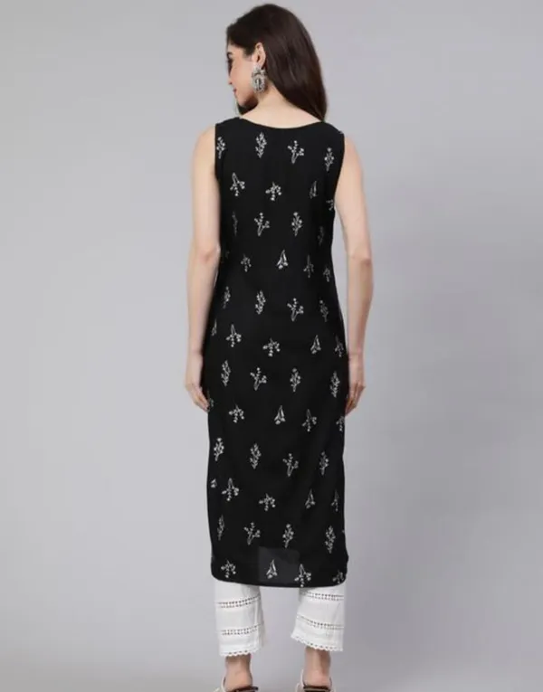 Black_Sleeveless_Printed_Kurti_For_Women