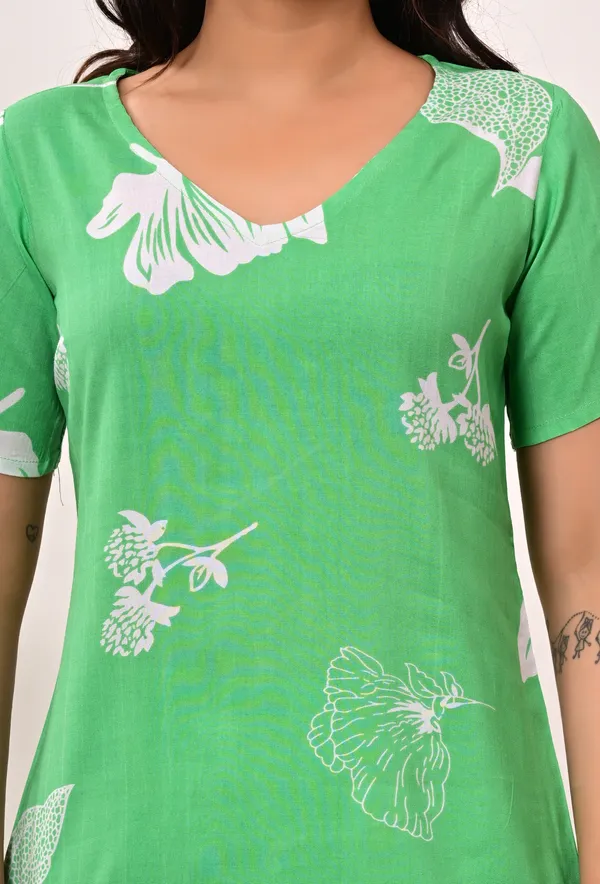 Half_Sleeve_Nigh_Wear_Green