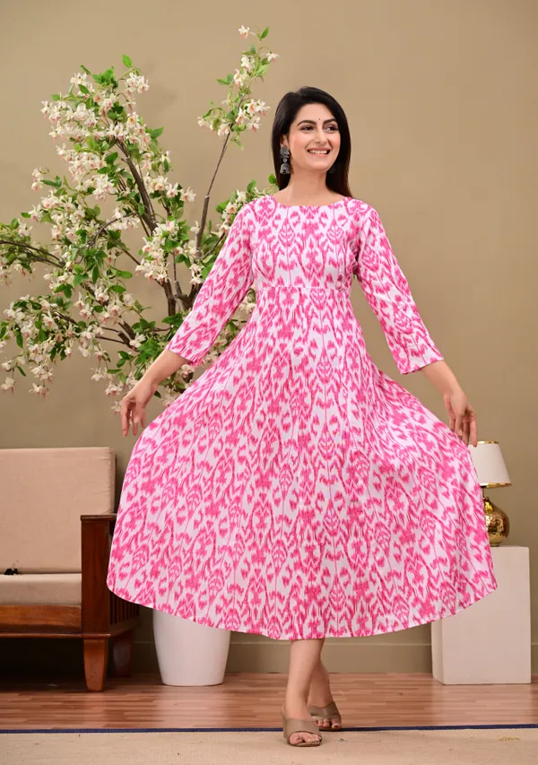 Rayon-anarkali-Pink