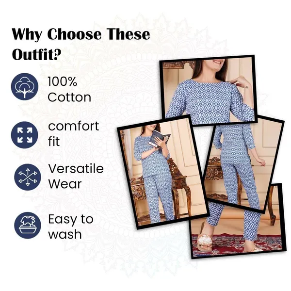 Navy-Blue_Cotton_Printed_Sleeved_Co-Ord_Set_With_Pocket_For_Women