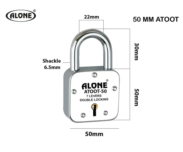 Pack_of_3_Silver_Atoot_50mm_9_Same_Keys_With_3_Padlocks_Common_Keys_Steel_Body_Hardened_Shackle_7_Levers_Padlock_Chrome_Finish_Shutter_Lock
