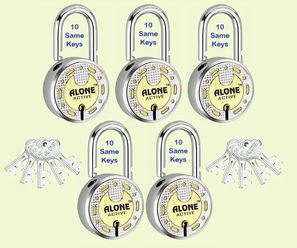 Pack_of_5_Silver_Round_5_Padlock_65mm_Brass_Top_10_Same_Keys_Hard_Shackle_Double_Locking_Padlocks_For_Home_Door_Gate_Shop_Shutter_Grill,_Finishing_Dust_&_Rust_Free