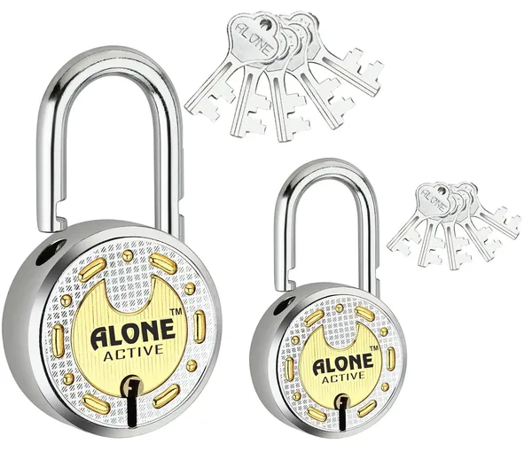 Pack_of_2_Silver_Round_65mm_50mm_Brass_Top_5_Keys_Padlocks,_Hard_Shackle_Double_Locking_Padlocks_For_Home_Door_Gate_Shop_Shutter_Truck_Grill,_Chrome_Finish_Rust_Free.
