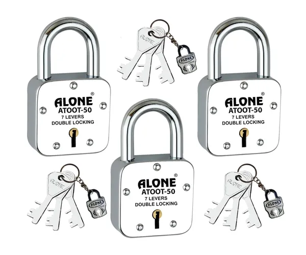 Pack_of_3_50mm_3_Keys_Silver_Atoot_Each_With_3_Padlock_Steel_Body_Hardened_Shackle_7_Levers_Padlock_Chrome_Finish_Rust_Free