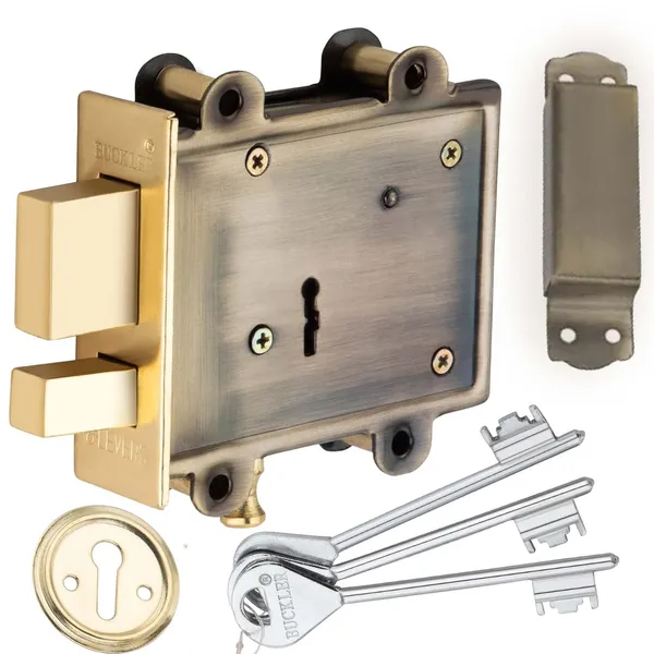 Pack_of_1_Antique_Door_Lock_100mm_3_Keys_Slide_Latch_Locks_For_Home_Door_Bedroom_Main_Gate_Shop_Office_Shutter,_Antique_Caoted_Finish_Rust_Free.