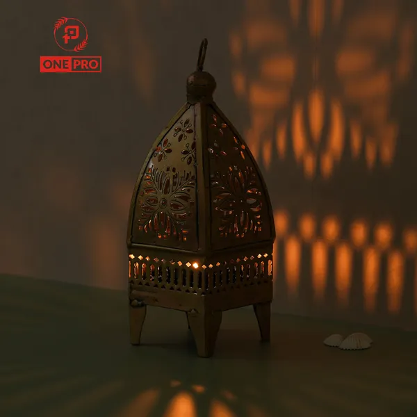 Pack_of_1_Fithome_Creation_Decorative_Metal_Lantern_Candle_Holder,_Handmade,_Gold_Finish,_for_Parties_and_Home_Decor,_Tealight_Candle_Holder