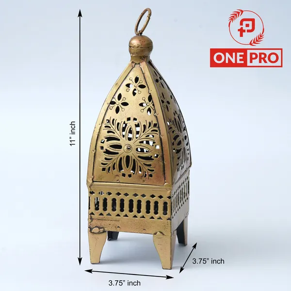 Pack_of_1_Fithome_Creation_Decorative_Metal_Lantern_Candle_Holder,_Handmade,_Gold_Finish,_for_Parties_and_Home_Decor,_Tealight_Candle_Holder