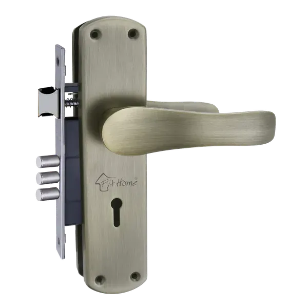Pack_of_3_Mortice_Door_Handle_Set_with_Lock_Body_|_Brass_Antique_Finish_|_7_Levers_Technology_Double_Stage_Lockset_for_Door,_Bathroom,_Bedroom,_Living_Room_with_3_Keys_|_8"_K.Y._Moto