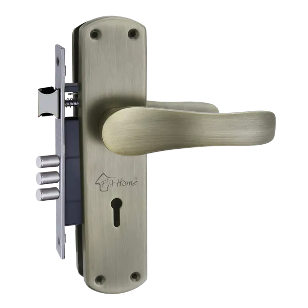 Pack_of_1_Mortice_Door_Handle_Set_with_Lock_Body_|_Brass_Antique_Finish_|_7_Levers_Technology_Double_Stage_Lockset_for_Door,_Bathroom,_Bedroom,_Living_Room_with_3_Keys_|_8"_K.Y._Moto