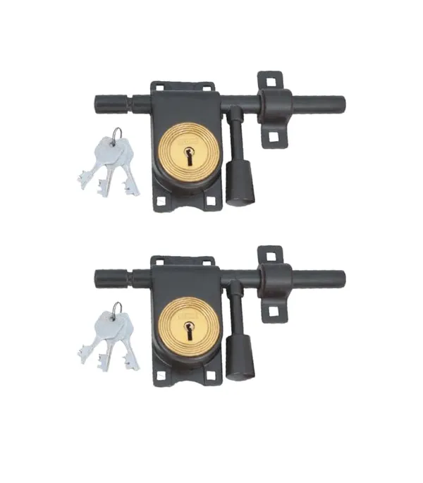 Pack_of_2_Brown_Locks_3_Keys_Aldrop_Latch_Lock_And_Keys_For_Home_Door_Gate_Bedroom_Office_8_Inch_16Mm_Rod_Lock_Heavy_Duty_Complete_Door_Security_Brown_Caoted_Finish