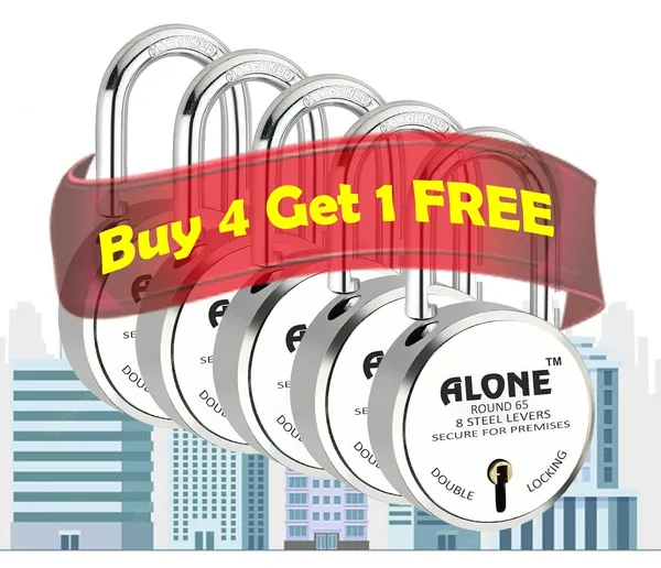 Pack_of_5_Silver_Locks_65mm_Padlocks_Buy_4_Get_1_Double_Locking_8_Levers_3_Keys_Lock_And_Keys_For_Home_Door_Main_Gate_Shop_Truck_Shutter_Padlock_Door_Lock_Chrome_Finish_Rust_Proof