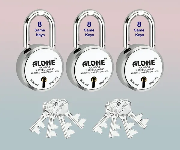 Pack_of_3_Silver_Round_Padlock_50mm_3_Padlocks_8_Same_Keys_Long_Shackle_Double_Locking_Padlocks_For_Home_Door_Grill_Gate_Shop_Shutter,_Chrome_Finish_Rust_Free
