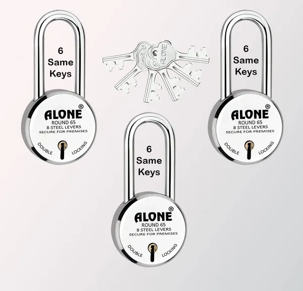 Pack_of_3_Silver_Round_Padlock_65MM_3_Padlocks_6_Same_Keys_Long_Shackle_Double_Locking_Padlocks_For_Home_Door_Gate_Shop_Shutter,_Chrome_Finish_Rust_Free.