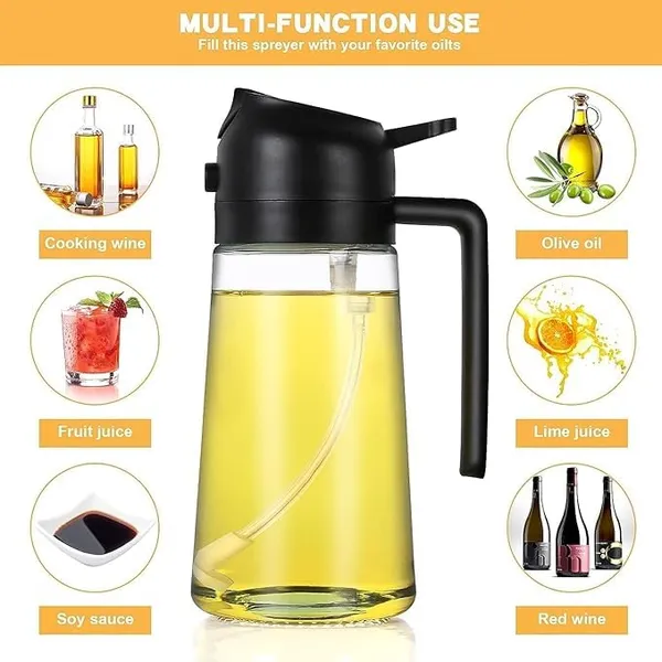 Multicolor_500Ml_2_In_1_Olive_Oil_Sprayer_And_Oil_Dispenser_Bottle_For_Kitchen,_Glass_Oil_Bottle_With_Premium_Nozzle,_Oil_Sprayer_For_Air_Fryer,_Salad,Bbq,Roasting