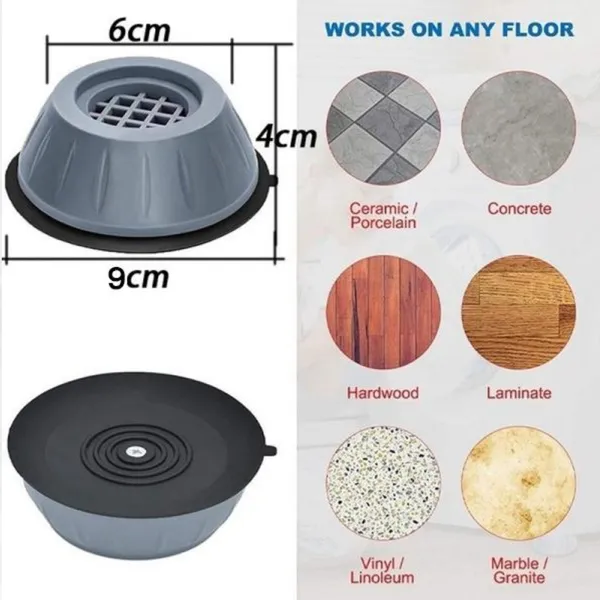 Grey_Anti_Vibration_Pads_With_Suction_Cup_Feet