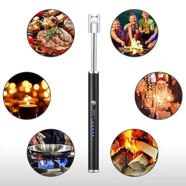 Multicolor_Lighter_Long_Flexible_Electric_Arc_Usb_Rechargeable_Windproof_Flameless_Electronic_Smoking_Plasma_Lighters