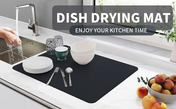 Black_Drying_Mat_For_Kitchen_Drying_Mat_For_Kitchen_Utensils_Water_Absorbent_Mat_Large_Dry_Mat_For_Kitchen_Utensils_Kitchen_Linens_Place_Mat_For_Home_(30__*_40_)