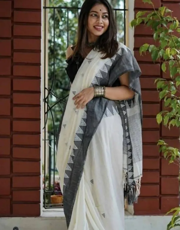 White_Saree_Latest_Design_Premium_Quality_Fabric_Party_Wear_Saree_New_Collection_Soft_Lilan_Slab