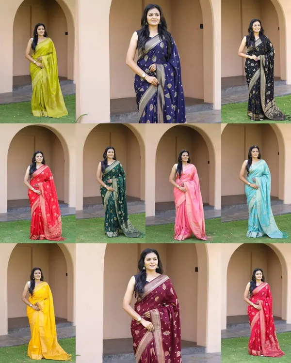 Parrot_Green_Banarasi_Saree_New_Collection_with_Jacquard_&_Rich_Pallu_|_Latest_Design_Pattu_Party_Wear_Sadi_with_Blouse_Piece_|_Soft_Lichi_Silk_Saree