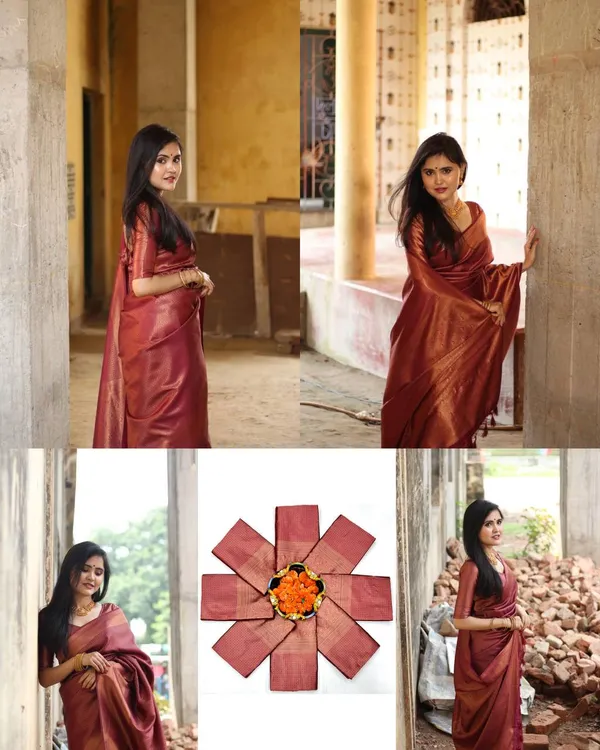 Maroon_Banarasi_Silk_Saree_New_Collection_|_Premium_Quality_Fabric_|_Latest_Design_Party_Wear_Saree_with_Blouse_Piece_|_Wedding_&_Festive_Soft_Lichi_Silk_Saree