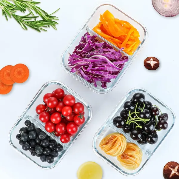 Set_Of_4_Premium_Borosilicate_Glass_Lunch_Box_-1000Ml,2-Compartment_Airtight,_Leakproof_Food_Storage